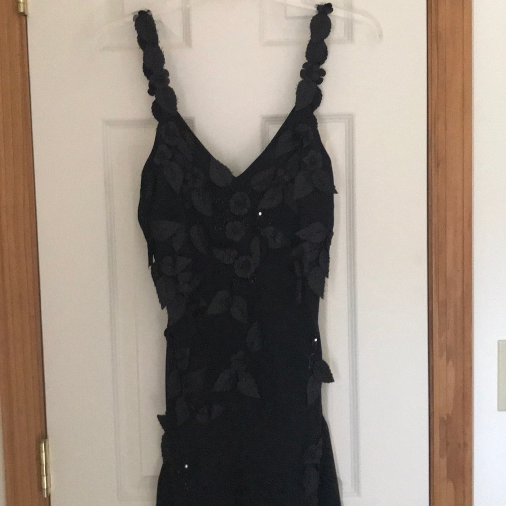 R and M Richards black dress size 10